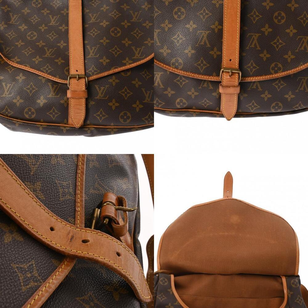 Louis Vuitton Saumur Bag Monogram Brown Canvas Shoulder - Picture 7 of 11